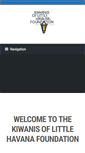 Mobile Screenshot of kiwanislittlehavanafoundation.org